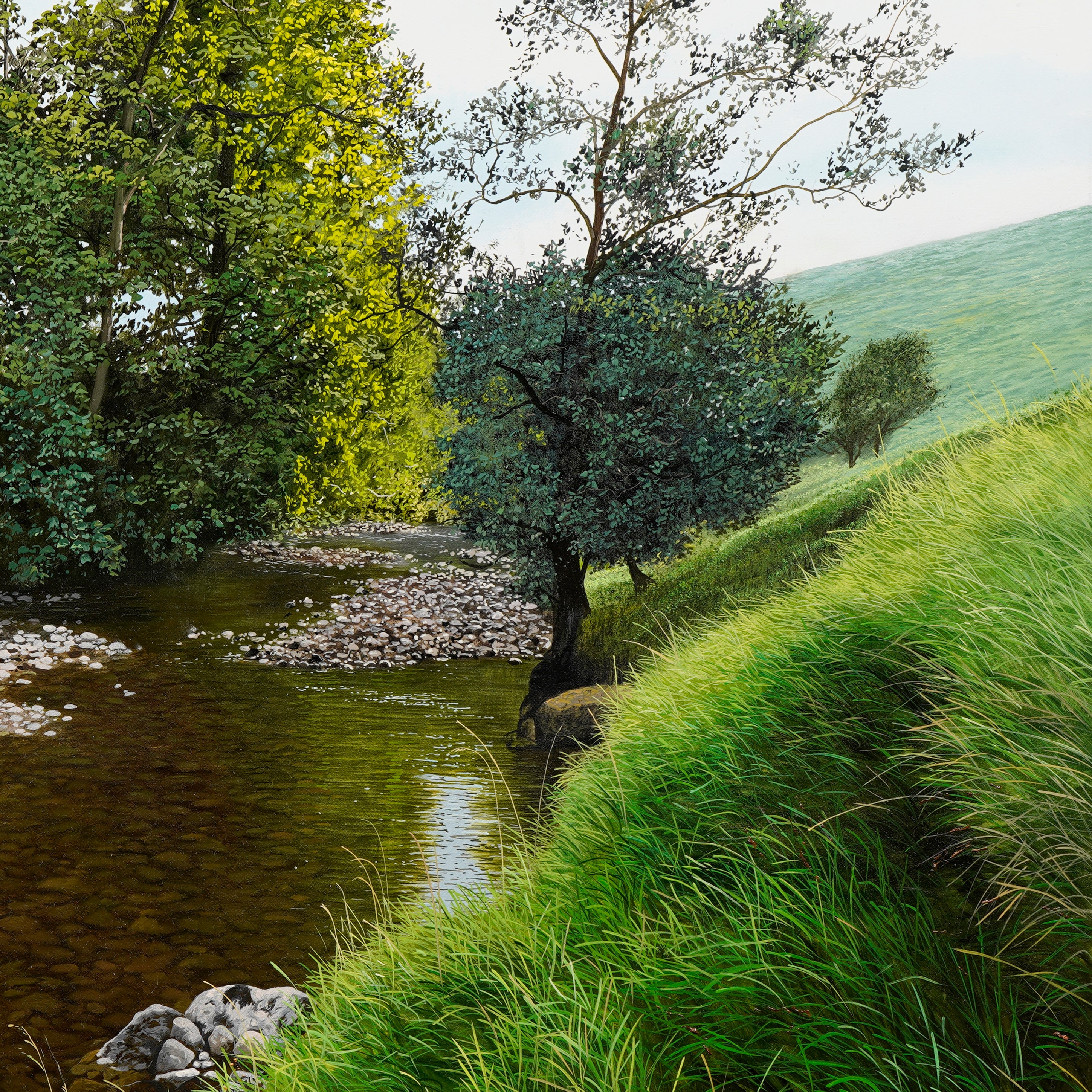 'The Clear Run' Original Oil Painting