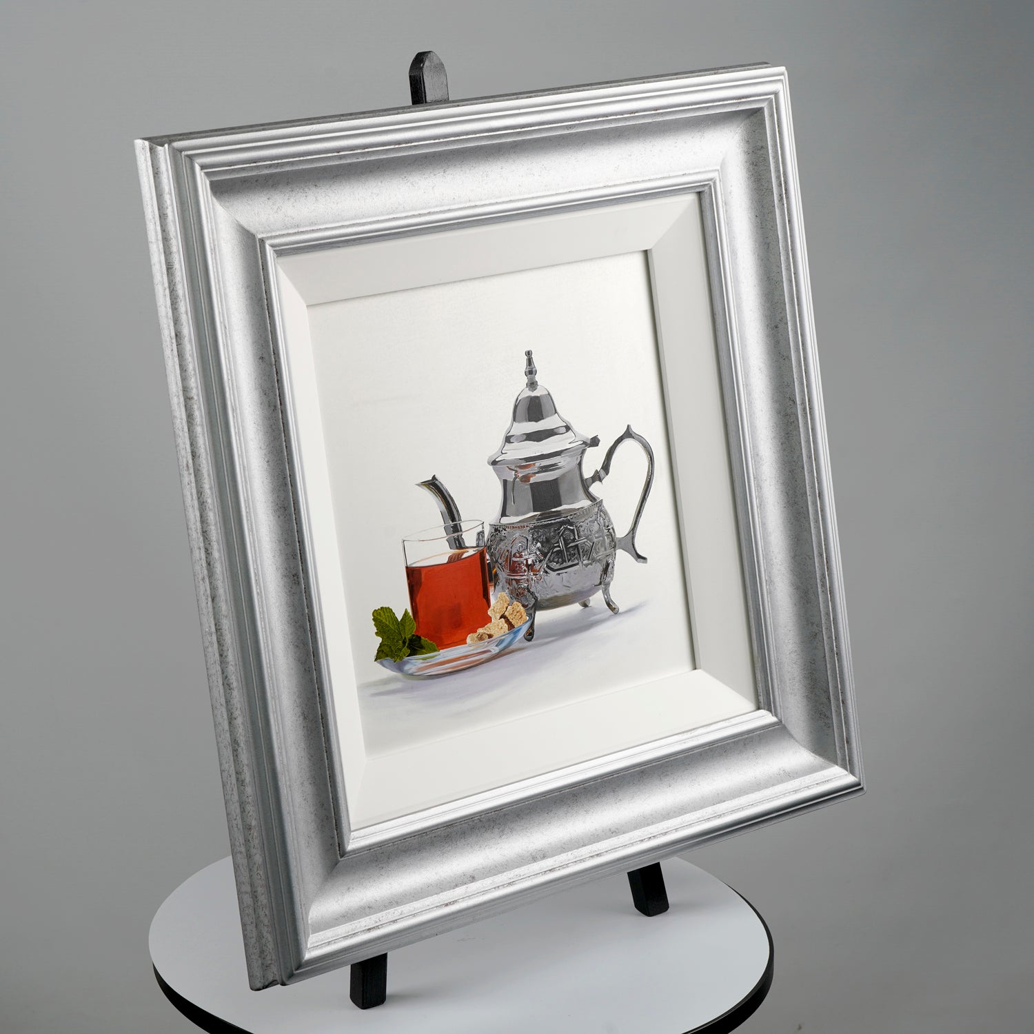 "Silver Teapot"  Original Oil Painting