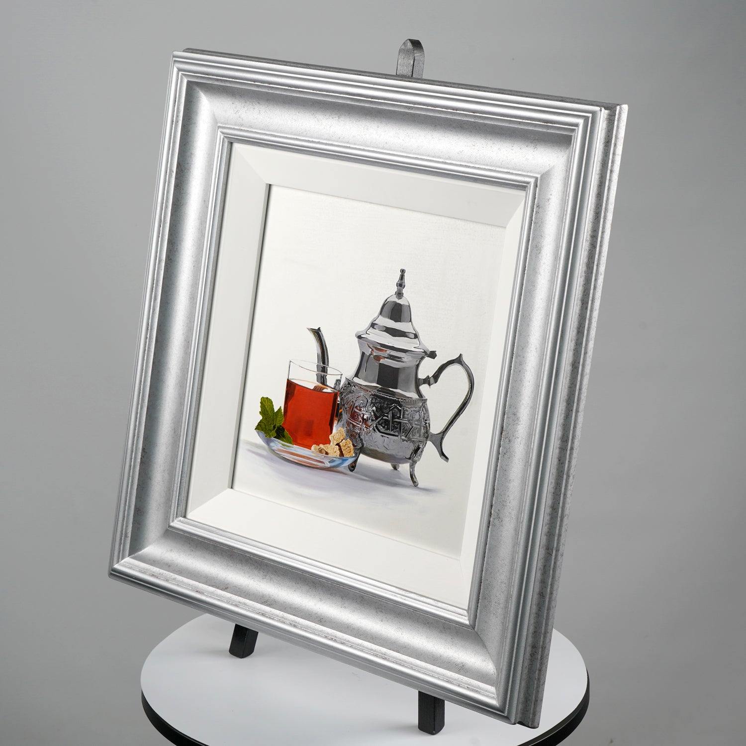"Silver Teapot"  Original Oil Painting