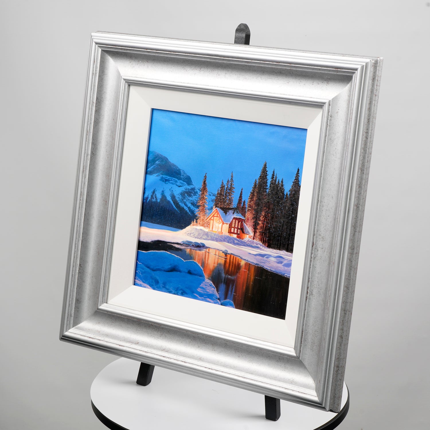 "Winter Retreat"  Original Oil Painting