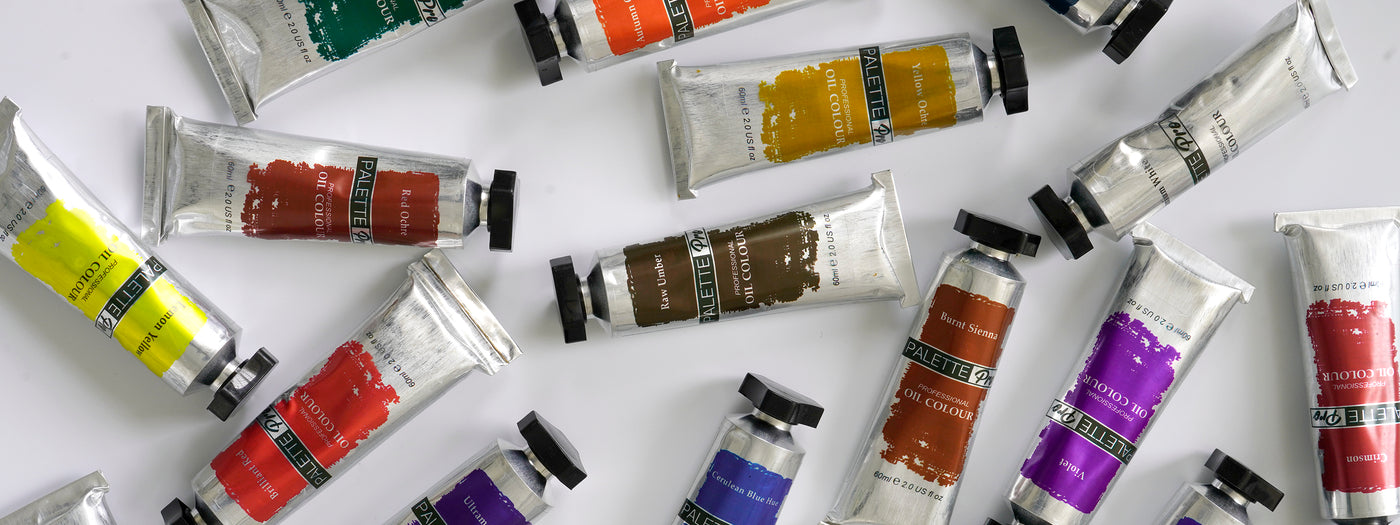 Pure oil colour and expressive brushstrokes