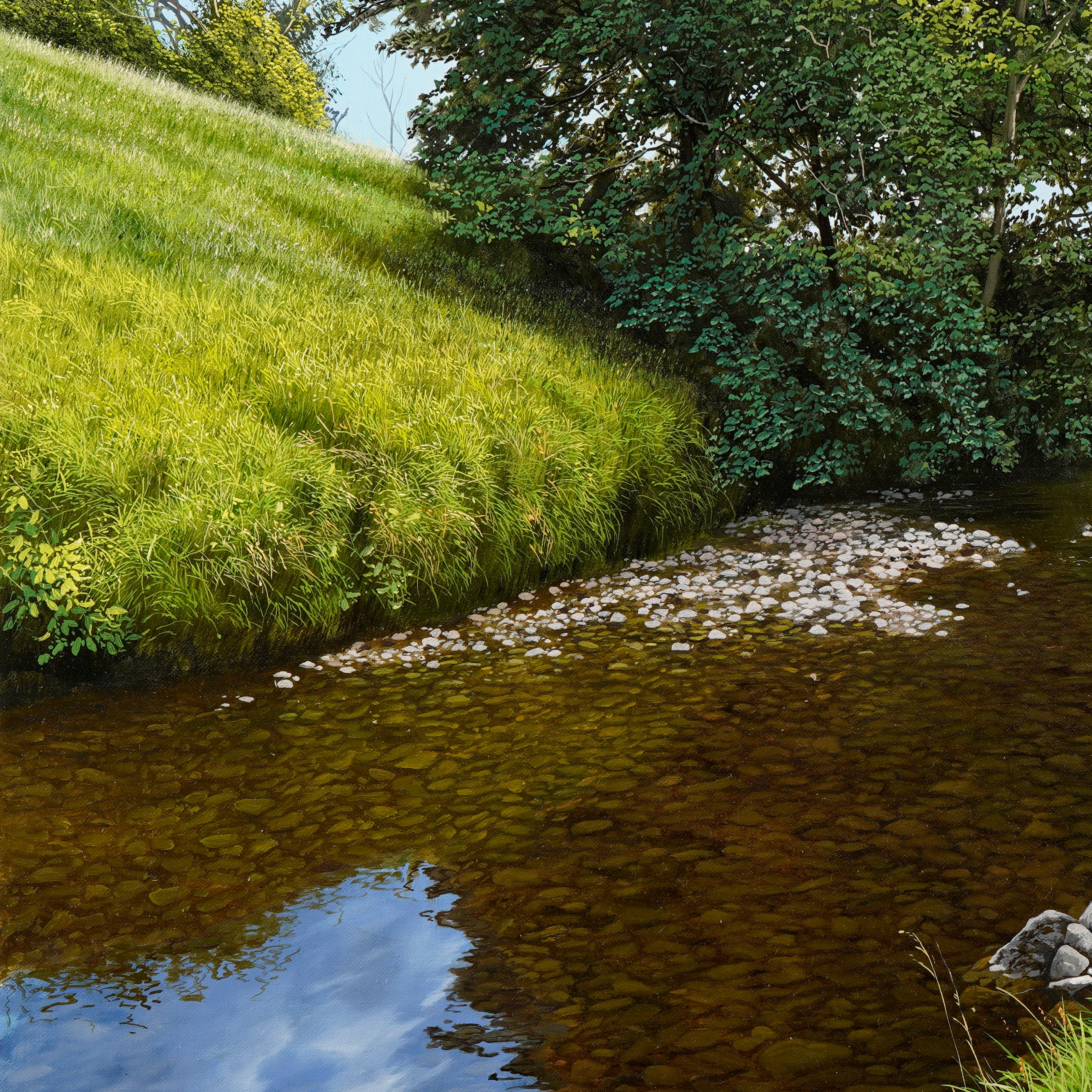 'The Clear Run' Original Oil Painting