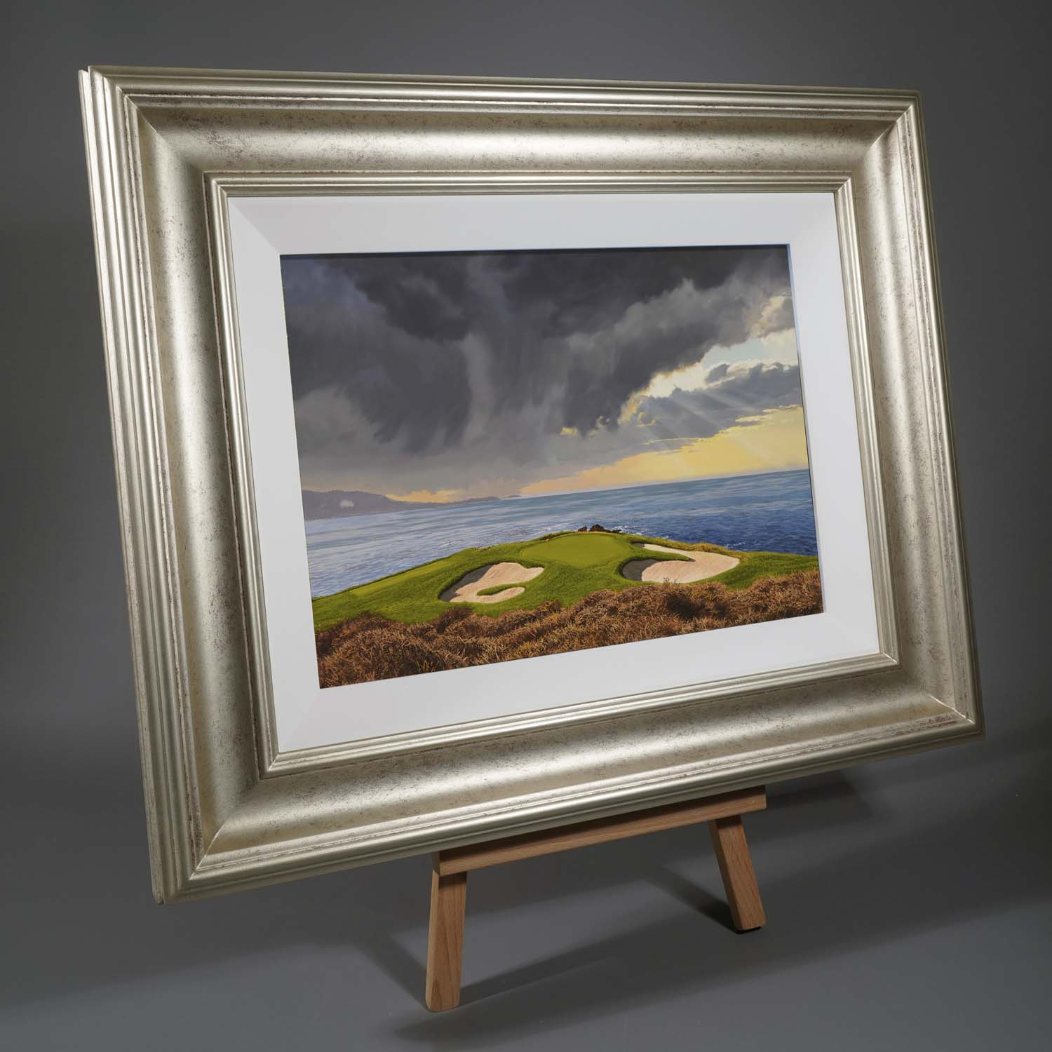 "Pebble Beach"  Original Oil Painting