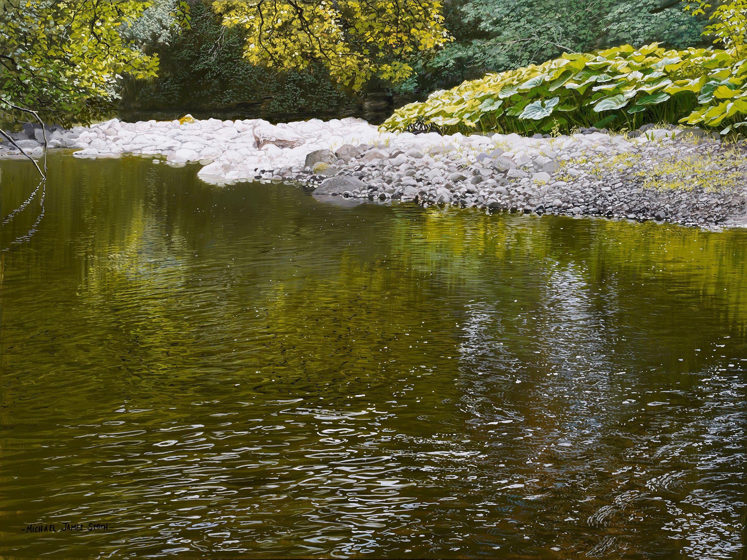 "River Details"  Original Oil Painting
