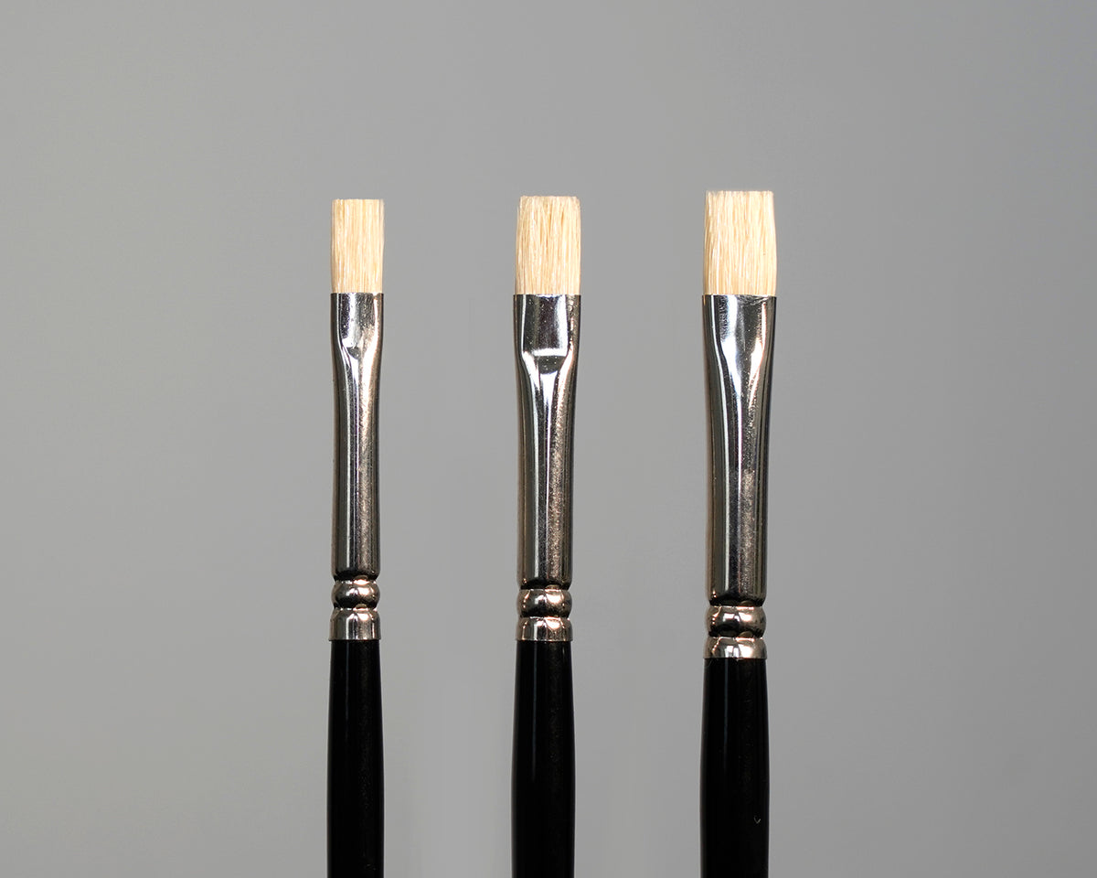 Synthetic Bristle Flat Variety Brush Set - Series 12