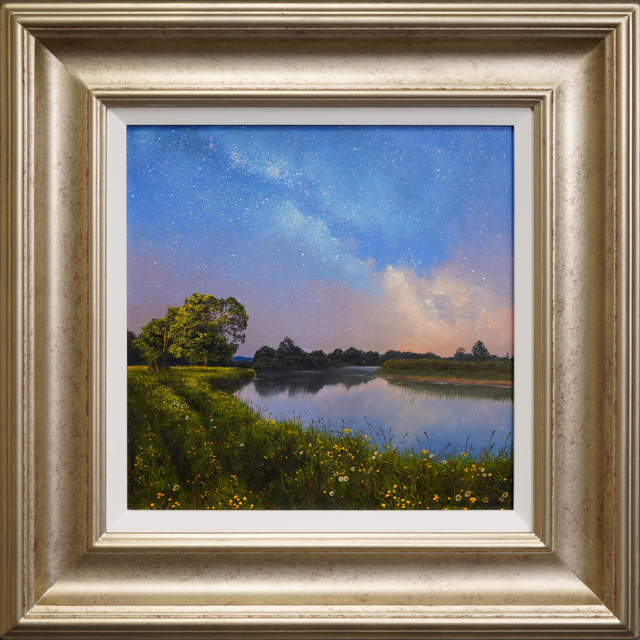 "Starry Night"  Original Oil Painting