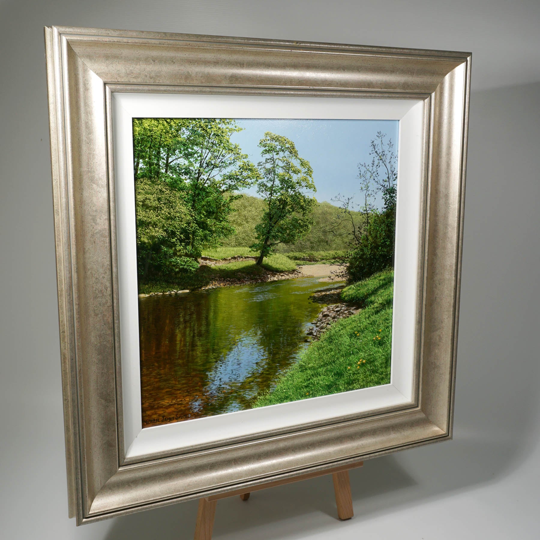 SHALLOW RIVER | ORIGINAL OIL PAINTING