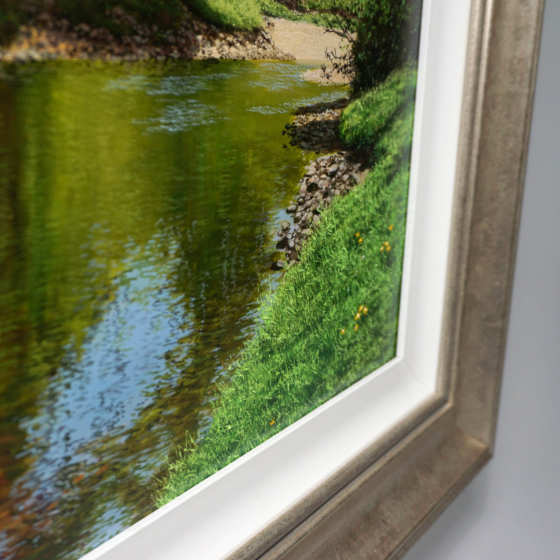 SHALLOW RIVER | ORIGINAL OIL PAINTING