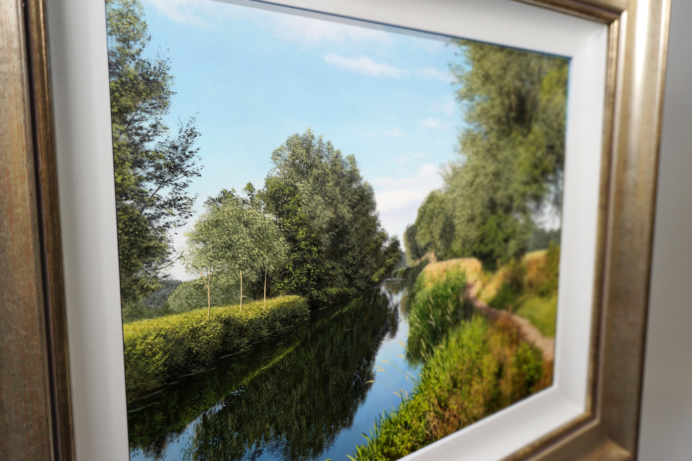 "The River Chelmer"  Original Oil Painting