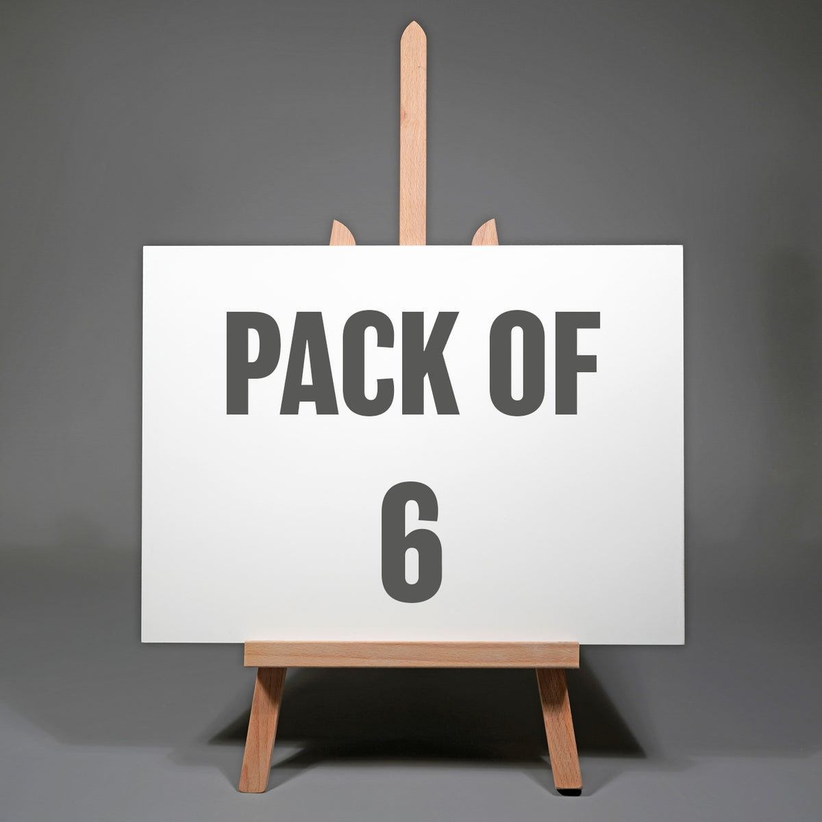 Pack of Six 12 x 16 inch Artists Exhibition Panels