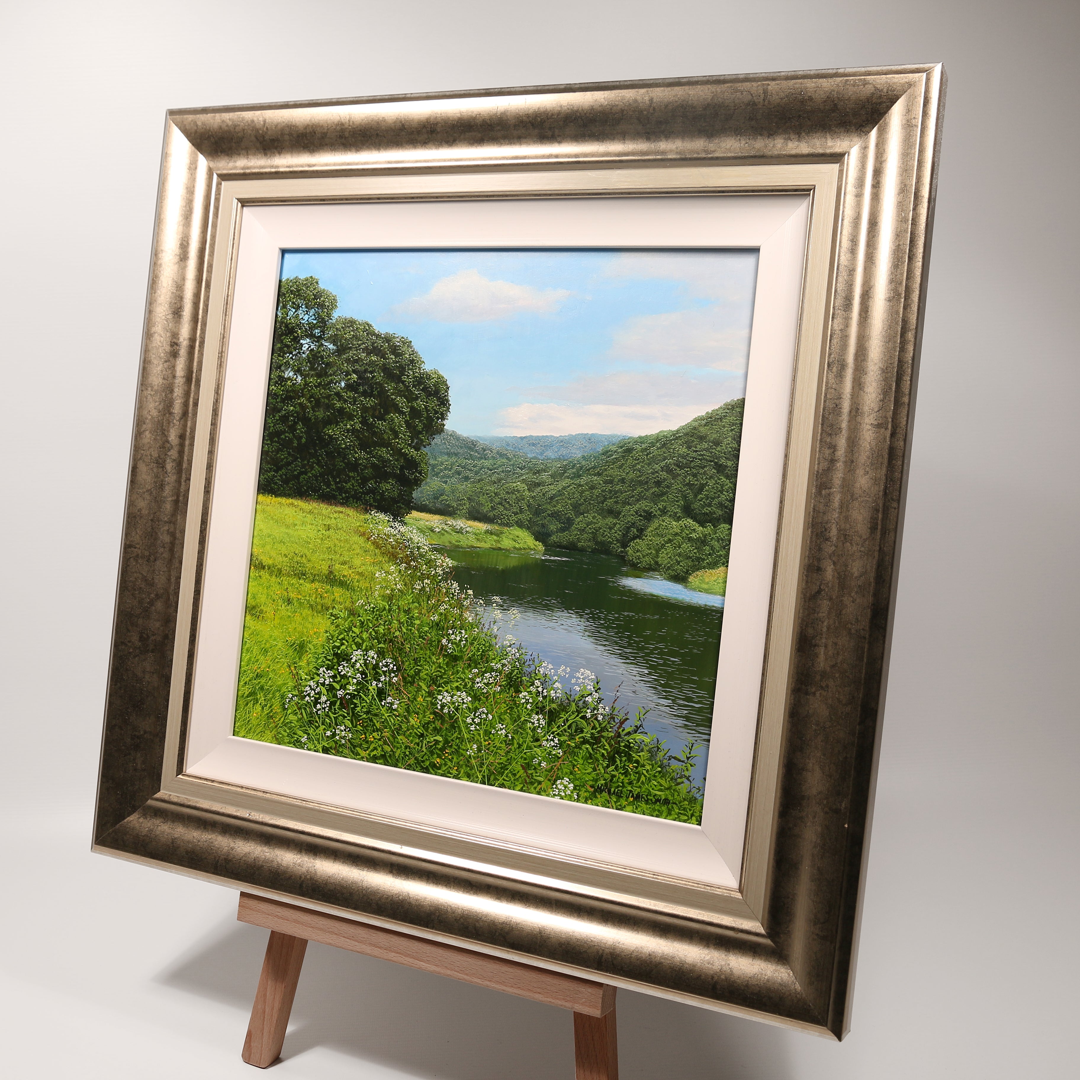 Flowers By The River | Original Oil Painting