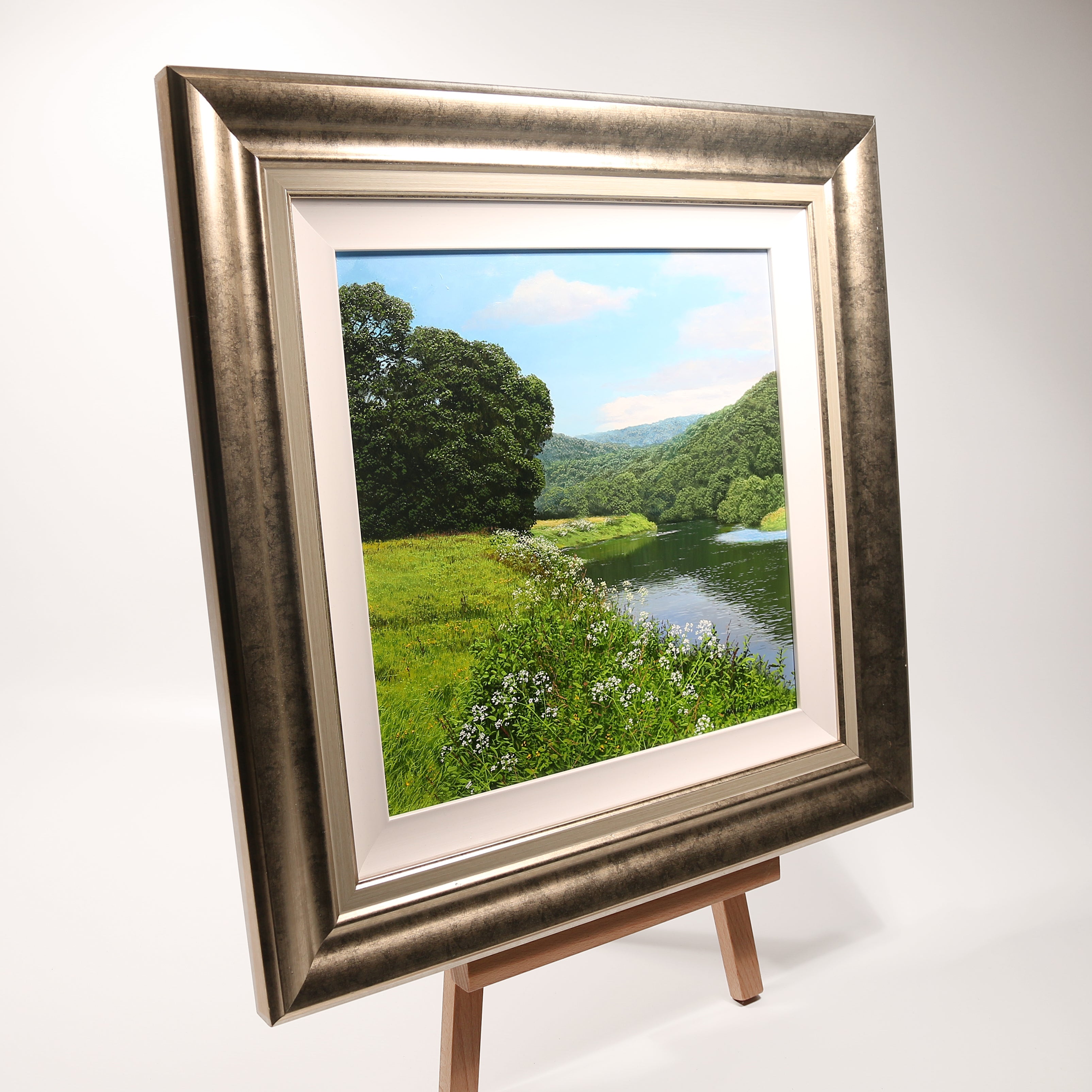 Flowers By The River | Original Oil Painting