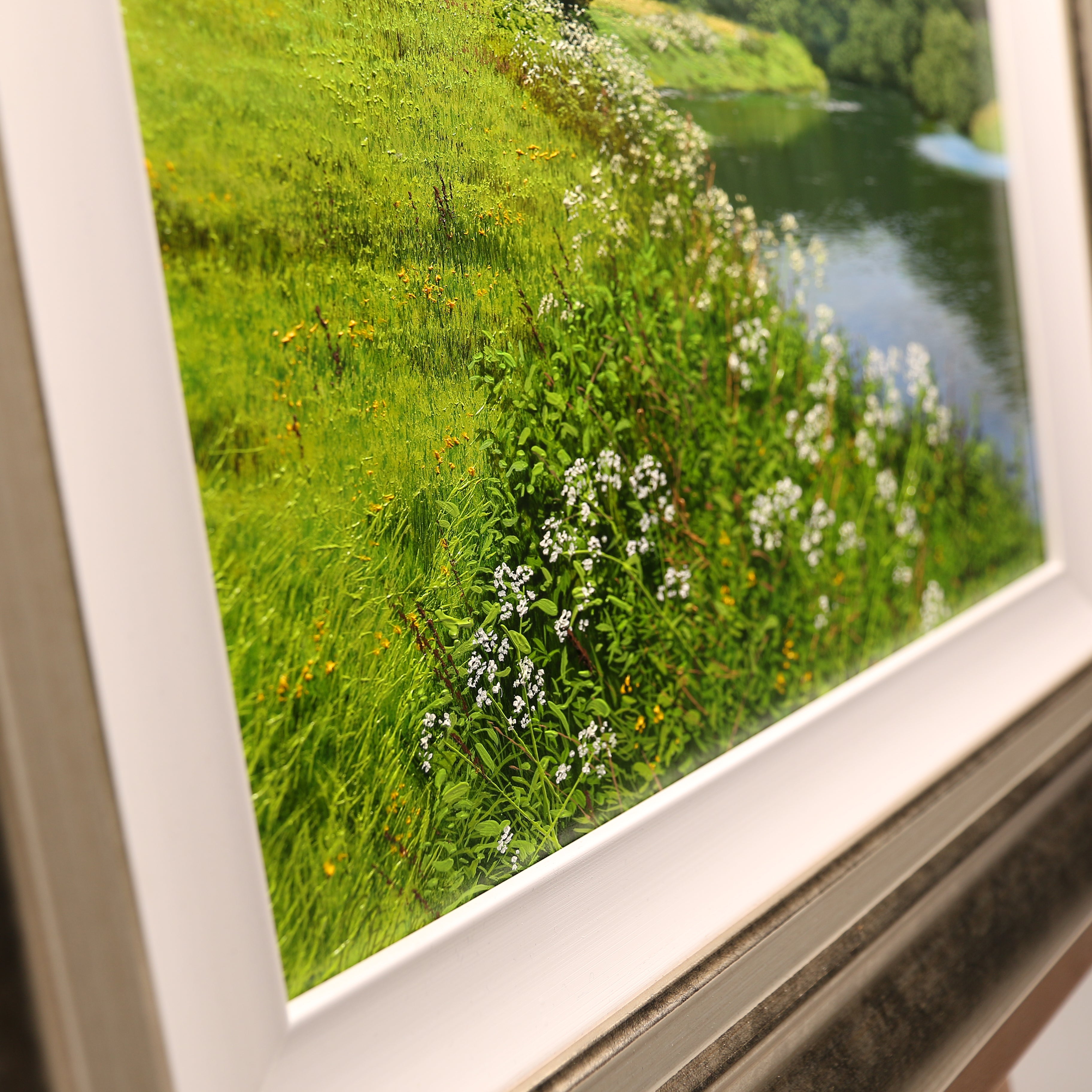 Flowers By The River | Original Oil Painting