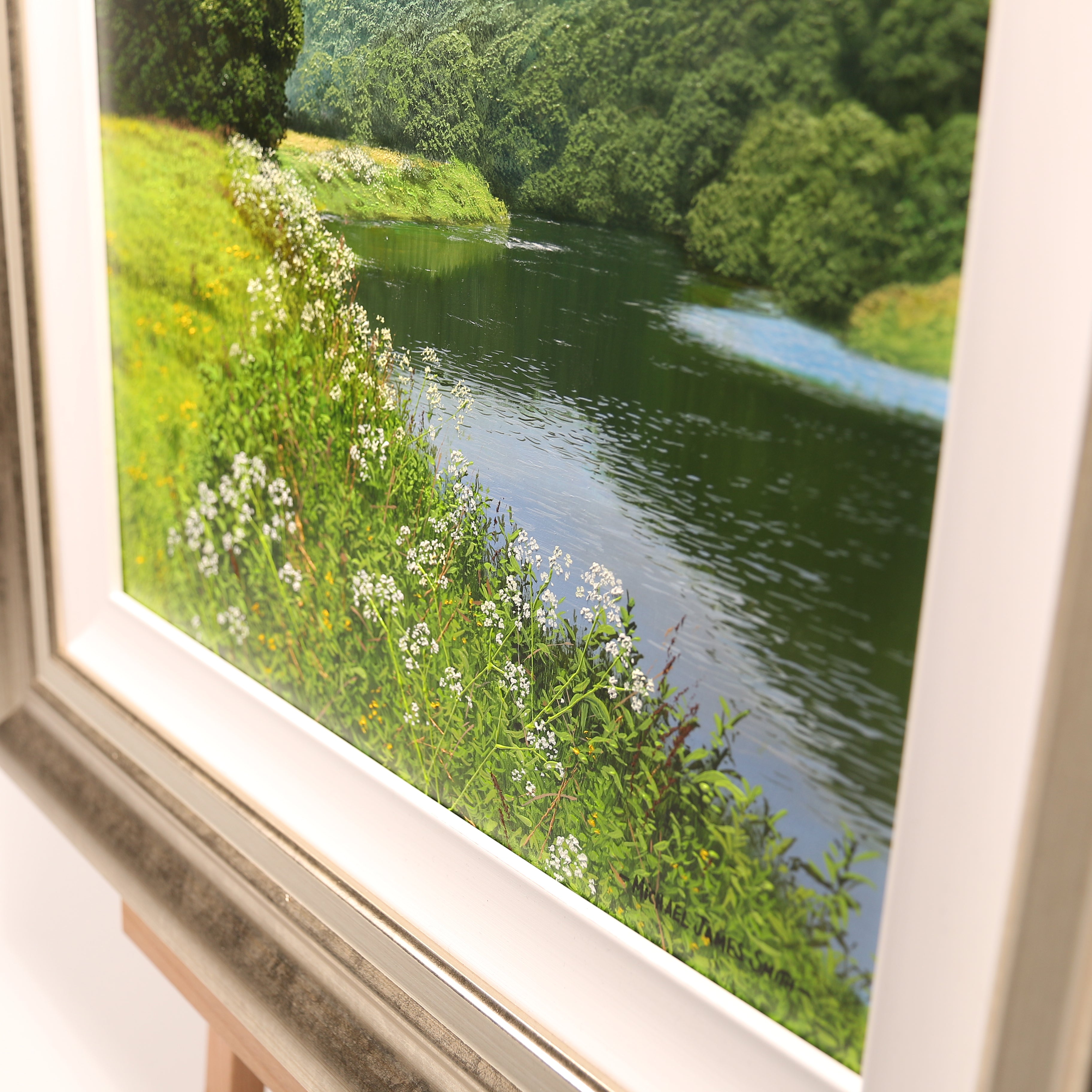 Flowers By The River | Original Oil Painting