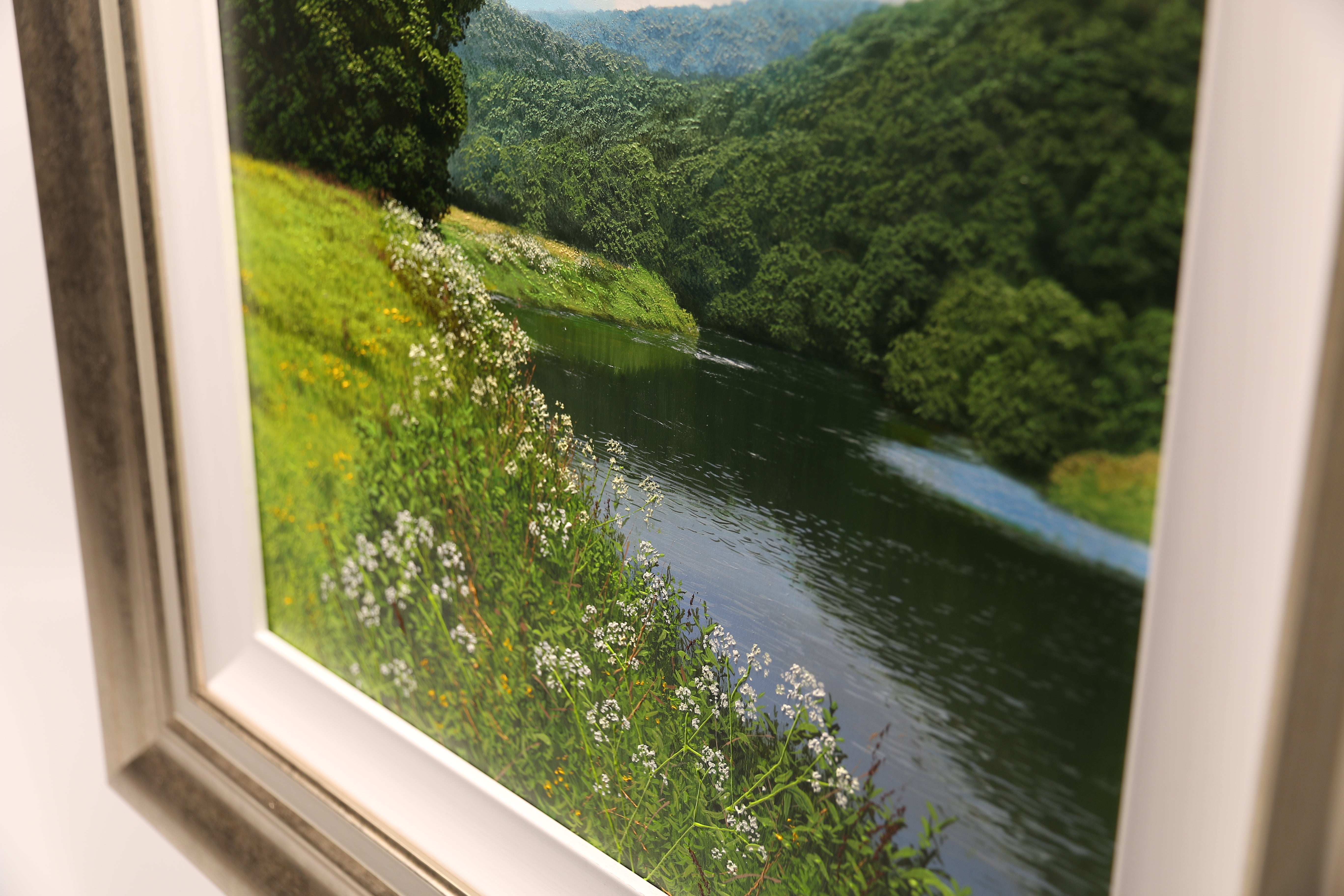 Flowers By The River | Original Oil Painting